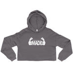 Struggle Made Crop Hoodie