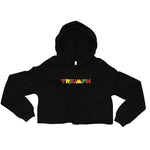 Triumphant Power  Crop Hoodie
