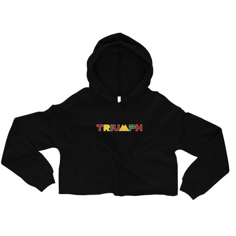 Triumphant Power  Crop Hoodie